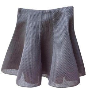 Aqua Black Flared Mini Skirt M / NWT Bloomingdales